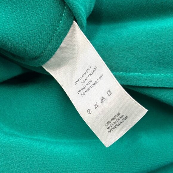 🆕 RAT & BOA 🧿 NWOT Gigi Slip Maxi Dress, Green - Sz S / US 4 - Picture 14 of 16